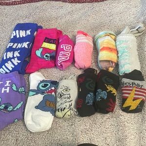 Ton of thigh high socks